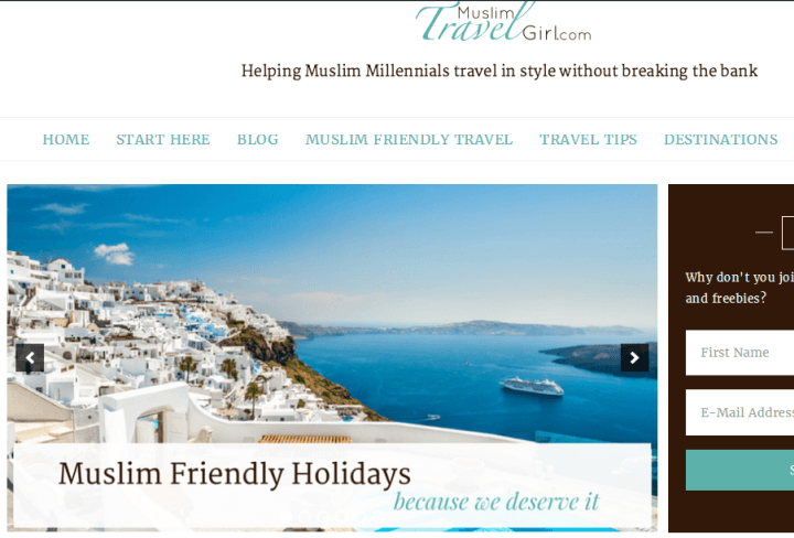 Muslim travel santorini