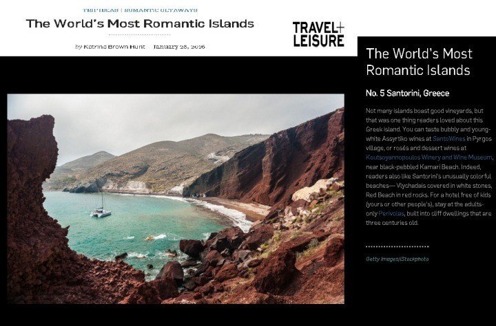 Santorini romantic T&L