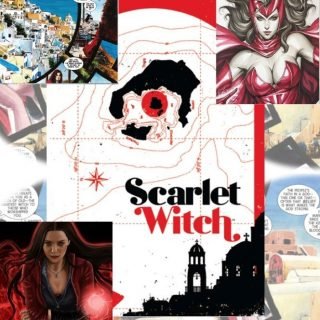 Scarlet witch santorini comic