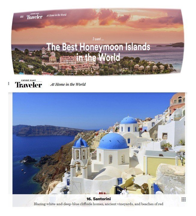 ΣΤΟΥΣ ΚΟΡΥΦΑΙΟΥΣ ΓΑΜΗΛΙΟΥΣ ΠΡΟΟΡIΣΜΟΥΣ Η ΣΑΝΤΟΡΙΝΗ