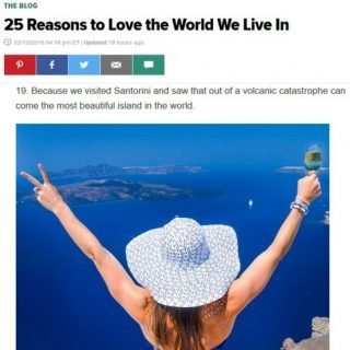 Santorini huff post