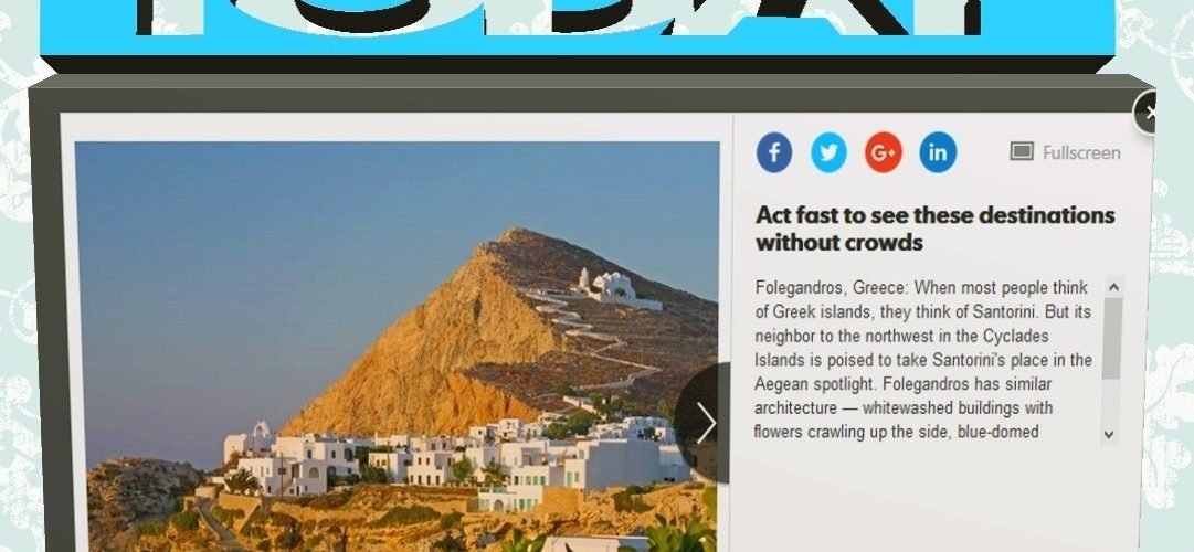 FOLEGANDROS USA TODAY