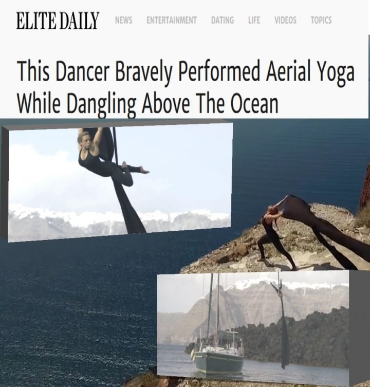 ΜΙΑ ΧΟΡΕΥΤΡΙΑ ΤΩΝ ΑΙΘΕΡΩΝ ΣΤΗ ΣΑΝΤΟΡΙΝΗ