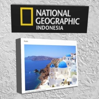 National geographic color santorini