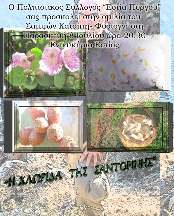 ΜΙΑ ΠΟΛΥ-AΝΑΜΕΝΟΜΕΝΗ ΟΜΙΛΙΑ ΣΤΗΝ “ΕΣΤΙΑ ΠΥΡΓΟΥ”