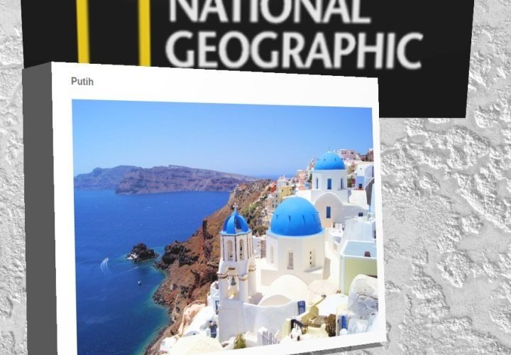 National geographic color santorini
