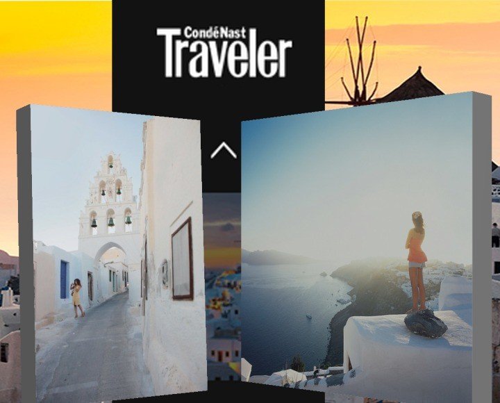 Η ΣΑΝΤΟΡΙΝΗ ΣΤΙΣ ΚΟΡΥΦΑΙΕΣ ΕΠΙΛΟΓΕΣ CONDE NAST