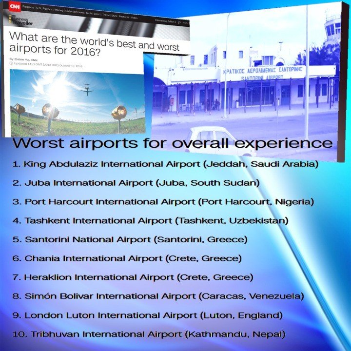 ΣΤΗ ΧEΙΡΟΤΕΡΗ ΠΑΓΚΟΣΜΙΑ ΔΕΚΑΔΑ ΑΕΡΟΔΡΟΜΙΩΝ Η ΣΑΝΤΟΡΙΝΗ