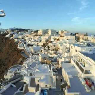 Santorini aerialdrone