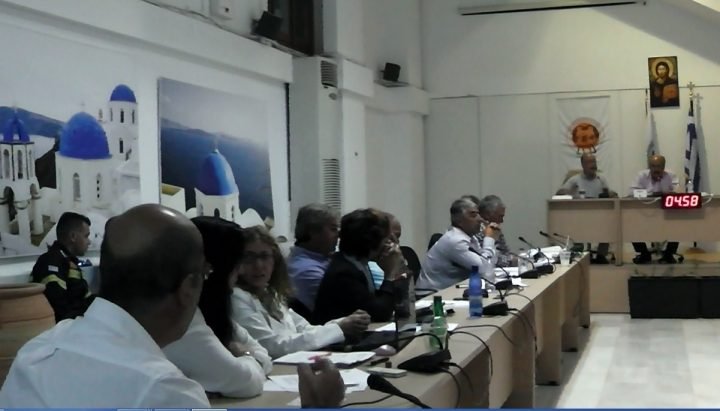 ΝΕΑ ΣΥΝΕΔΡΙΑΣΗ ΤΟΥ ΔΗΜΟΤΙΚΟΥ ΣΥΜΒΟΥΛΙΟΥ ΘΗΡΑΣ