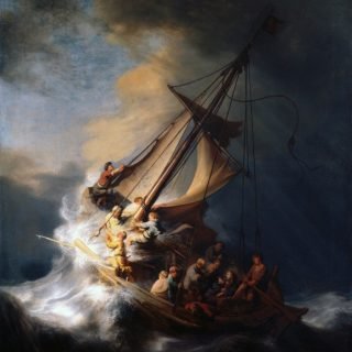Rembrandt christ in the storm on the lake of galilee