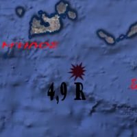 ΔΟΝΗΣΗ 4,9 R ΜΕΤΑΞΥ ΜΗΛΟΥ ΚΑΙ ΣΑΝΤΟΡΙΝΗΣ