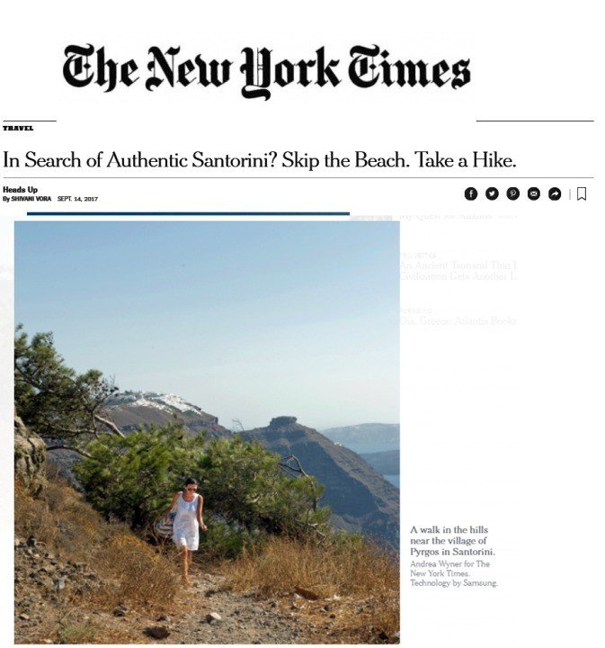 “ANAZHTATE ΤΗΝ ΑΥΘΕΝΤΙΚΗ ΣΑΝΤΟΡΙΝΗ;. ΠΡΟΣΠΕΡΑΣΤΕ ΤΙΣ ΠΑΡΑΛΙΕΣ ΚΑΙ ΚΑΝΤΕ ΕΝΑ ΠΕΡΙΠΑΤΟ”.