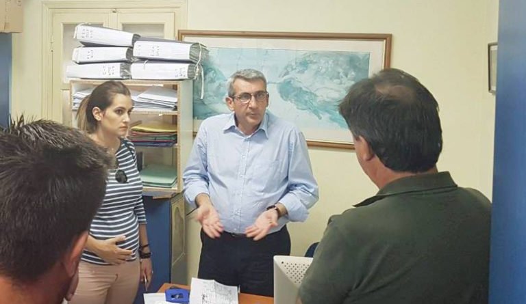 ΕΠΙΣΚΕΨΗ ΤΟΥ ΠΕΡΙΦΕΡΕΙΑΡΧΗ ΣΤΗ ΣΑΝΤΟΡΙΝΗ