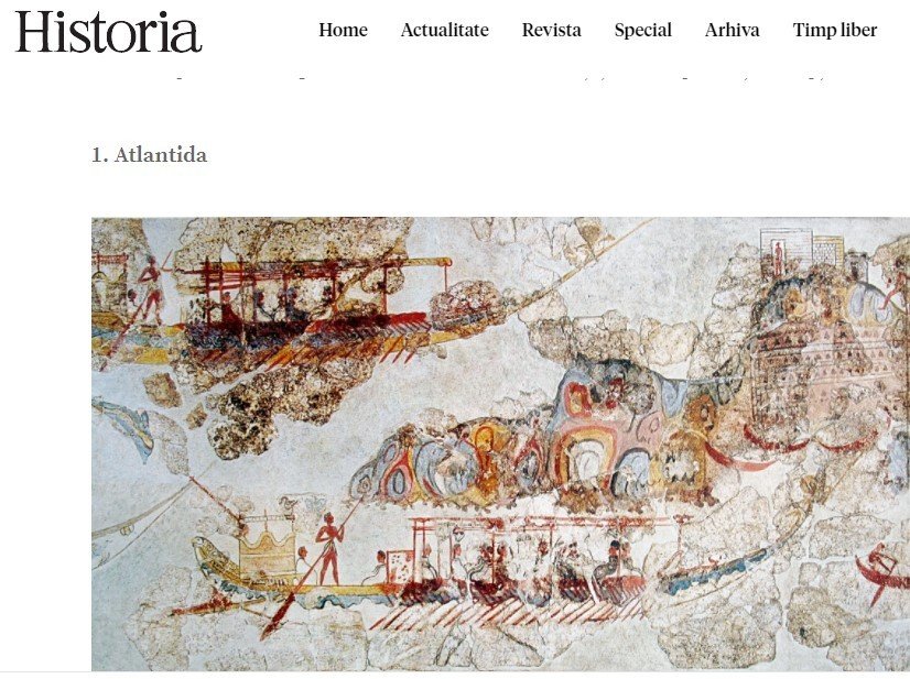 ΣΑΝΤΟΡΙΝΗ-ΑΤΛΑΝΤΙΔΑ: ΤΟ ΜΕΓΑΛΥΤΕΡΟ ΜΥΣΤΗΡΙΟ ΤΗΣ ΑΝΘΡΩΠΟΤΗΤΑΣ