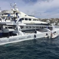ΤΟ ΠΡΩΤΟ ΣΚΑΦΟΣ ΥΔΡΟΓΟΝΟΥ «ENERGY OBSERVER» ΣΤΗ ΜΥΚΟΝΟ