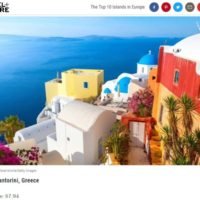 ΤΕΤΑΡΤΟ ΔΗΜΟΦΙΛΕΣΤΕΡΟ ΝΗΣΙ ΤΗΣ ΕΥΡΩΠΗΣ Η ΣΑΝΤΟΡΙΝΗ