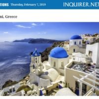 ΣΤΟ TOP 10 ΤΟΥ 2019 ΓΙΑ ΤΟΝ ΤΟΥΡΙΣΜΟ Η ΣΑΝΤΟΡΙΝΗ