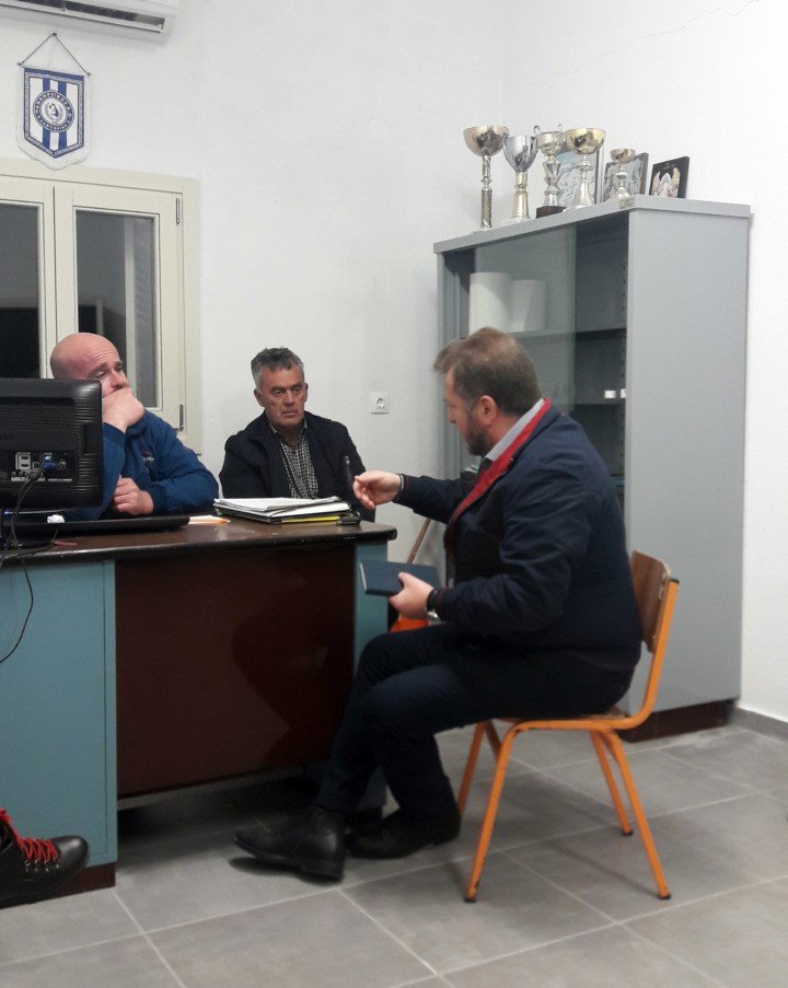 ΣΥΝΑΝΤΗΣΗ ΤΟΥ ΥΠΟΨ. ΔΗΜΑΡΧΟΥ ΘΗΡΑΣ Μ.ΟΡΦΑΝΟΥ ΜΕ TO ΤΟΠΙΚΟ ΣΥΜΒΟΥΛΙΟΥ ΗΜΕΡΟΒΙΓΛΙΟΥ