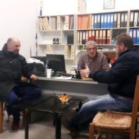ΣΥΝΑΝΤΗΣΗ ΤΟΥ ΥΠ. ΔΗΜΑΡΧΟΥ ΘΗΡΑΣ Μ. ΟΡΦΑΝΟΥ ΜΕ Δ.K. ΜΕΣΑΡΙΑΣ