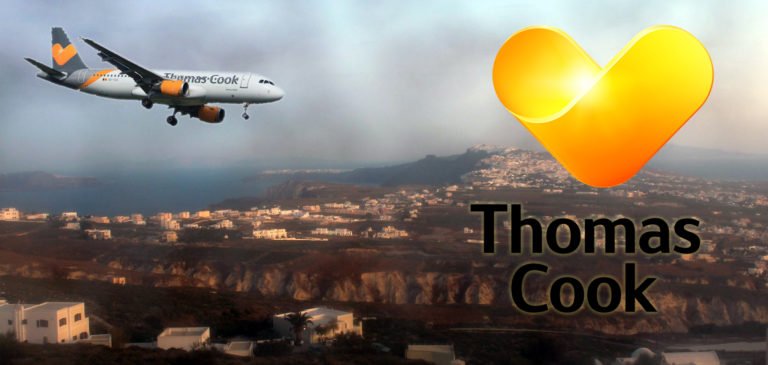 Η ΚΑΤΑΡΡΕΥΣΗ ΤΟΥ THΟMAS COOK, ΑΦΗΝΕΙ ΠΟΛΛΑ ΧΡΕΗ ΣΤΗ ΣΑΝΤΟΡΙΝΗ