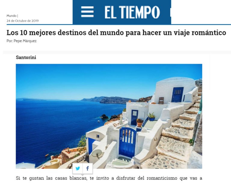 H ΣΑΝΤΟΡΙΝΗ ΣΤΟΥΣ 10 ΠΡΟΟΡΙΣΜΟΥΣ ΤΟΥ ΠΛΑΝΗΤΗ ΓΙΑ ΡΟΜΑΝΤΙΚΟΥΣ & ΝΕΟΝΥΜΦΟΥΣ