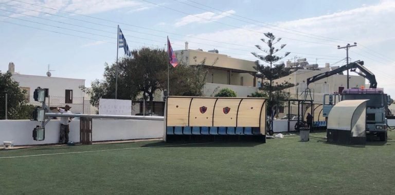 Ολική συντήρηση του γηπέδου του Καμαρίου