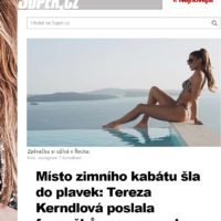 Η ΕΚΠΛΗΚΤΙΚΗ Tereza Kerndlová ΣΤΗ ΣΑΝΤΟΡΙΝΗ