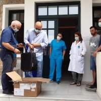 ΕΠΊΣΚΕΨΗ ΕΠΑΡΧΟΥ ΣΤΗΝ ΙΟ- ΠΑΡΑΔΟΣΗ ΑΝΑΠΝΕΥΣΤΗΡΑ