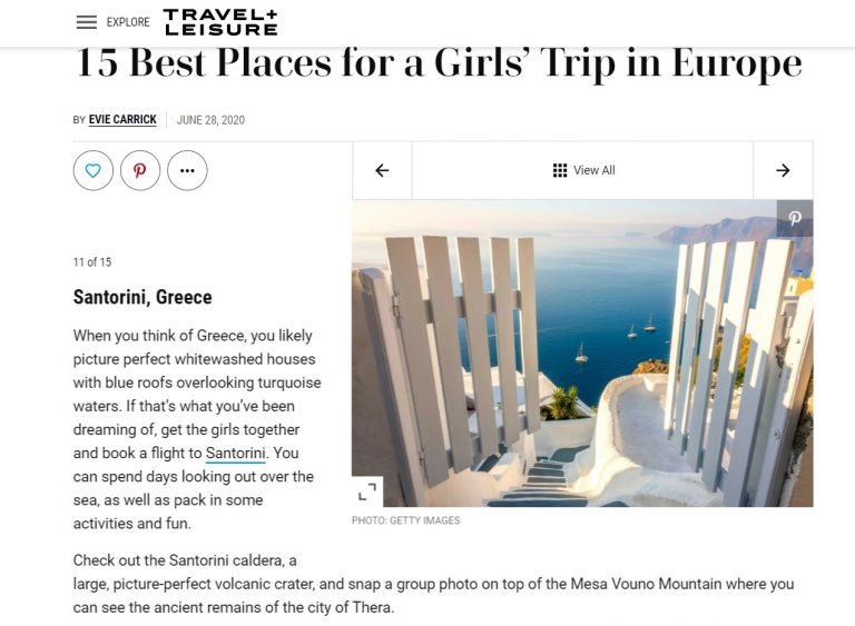 ΣΑΝΤΟΡΙΝΗ: ΣΤΑ ΟΜΟΡΦΟΤΕΡΑ ΜΕΡΗ ΤΟΥ ΠΛΑΝΗΤΗ ΓΙΑ ΤΑ ΚΟΡΙΤΣΙΑ