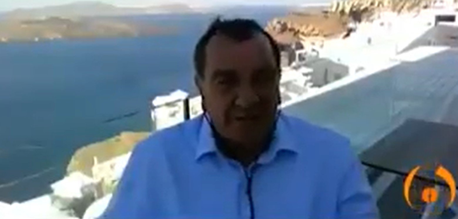 ΒΙΝΤΕΟ ΔΗΜΑΡΧΟΣ ΘΗΡΑΣ: ΧΩΡΙΣ ΚΡΟΥΣΜΑ Η ΣΑΝΤΟΡΙΝΗ, ΣΥΝΕΧΙΖΟΥΜΕ ΤΑ ΜΕΤΡΑ