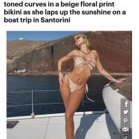 ΤΙ ΣΑΣ ΕΧΩ, ΤΙ ΣΑΣ ΕΧΩ: Η ΝΤΕΛΙΛΑ ΗΜΙΓΥΜΝΗ ΣΤΗ ΣΑΝΤΟΡΙΝΗ