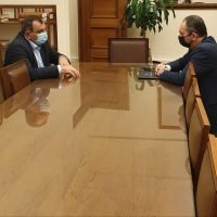 ΣΥΝΑΝΤΗΣΗ ΔΗΜΑΡΧΟΥ ΘΗΡΑΣ ΜΕ ΤΟΝ ΥΠΟΥΡΓΟ ΝΑΥΤΙΛΙΑΣ
