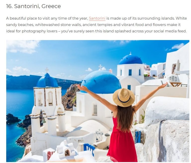 ΣΤΗ ΛΙΣΤΑ ΤΟΥ ΙΝΣΤΑΓΚΡΑΜ Η ΣΑΝΤΟΡΙΝΗ