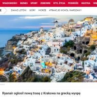 Η RYANAIR ΑΝΑΚΟΙΝΩΣΕ ΠΤΗΣΕΙΣ ΚΡΑΚΟΒΙΑΣ-ΣΑΝΤΟΡΙΝΗΣ ΓΙΑ ΤΟ ΚΑΛΟΚΑΙΡΙ