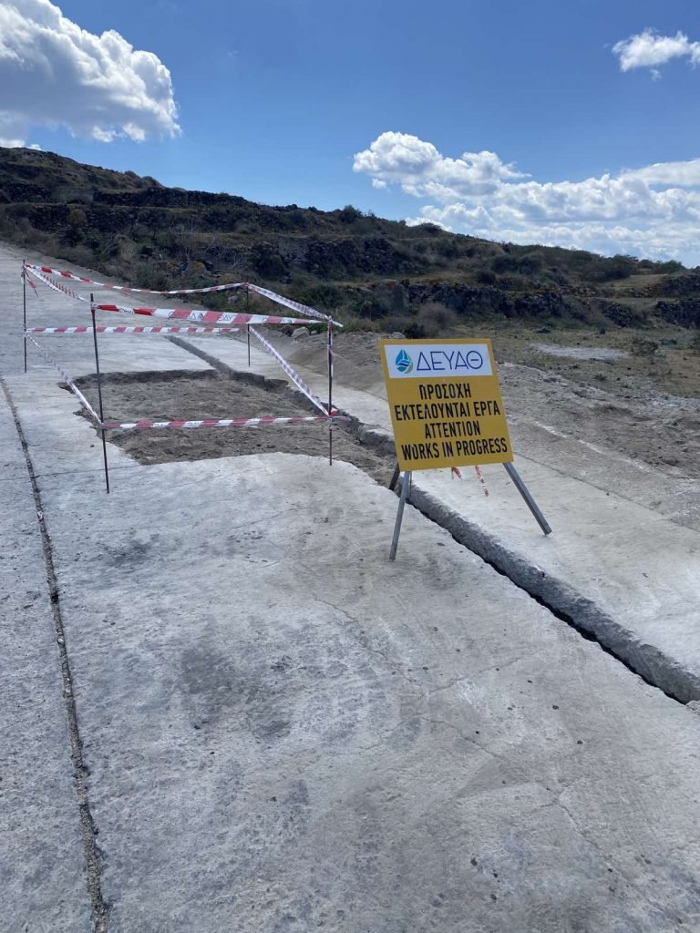 «Η Δ.Ε.Υ.Α.Θ. λύνει τα προβλήματα υδροδότησης στη Θηρασιά»