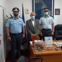 Επίσκεψη στο Επαρχείο της ηγεσίας της αστυνομίας του Ν.  Αιγαίου 