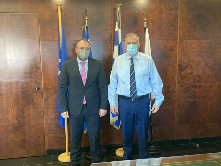 Συνάντηση εργασίας του Φίλιππου Φόρτωμα με τον Υπουργό Προστασίας του Πολίτη