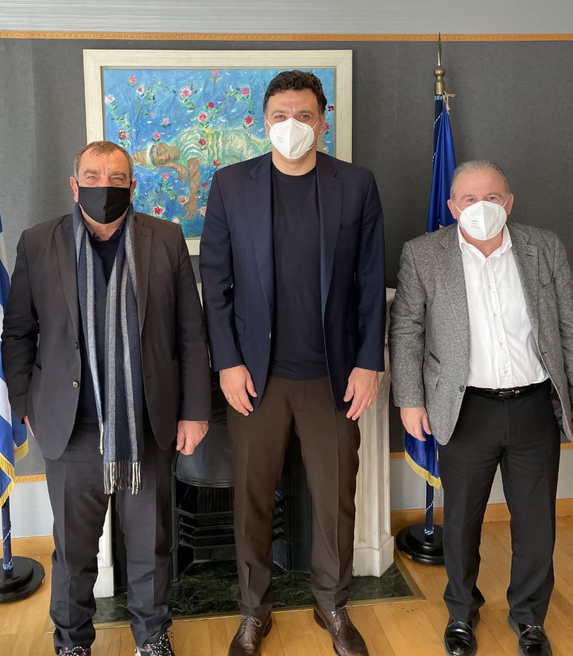 ΣΥΝΑΝΤΗΣΗ ΔΗΜΑΡΧΟΥ-ΕΜΠΟΡΟΕΠΑΓΓΕΛΜΑΤΙΚΟΥ ΣΥΛΛΟΓΟΥ ΜΕ ΤΟΝ ΥΠΟΥΡΓΟ ΤΟΥΡΙΣΜΟΥ