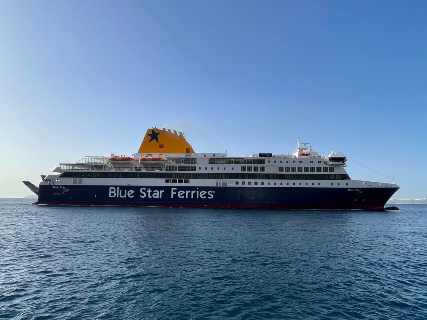 ΜΕΤΑΘΕΣΗ ΔΡΟΜΟΛΟΓΙΟΥ ΤΟΥ BLUE STAR ΔΗΛΟΣ