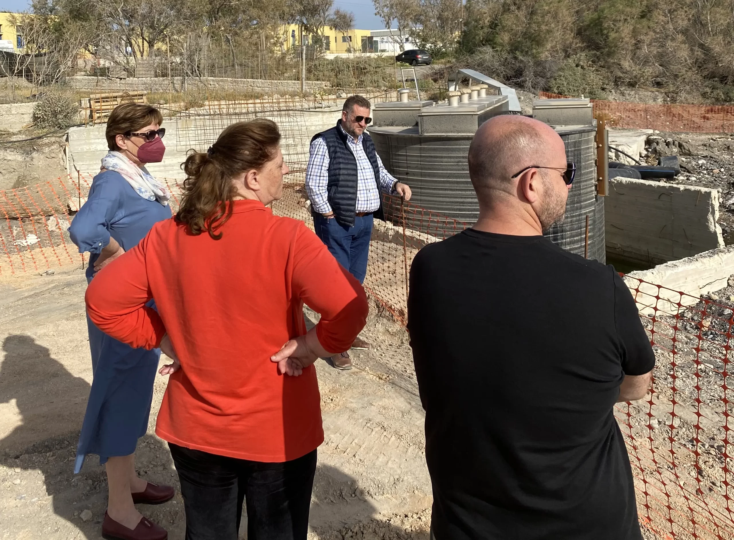 Ενημέρωση για την πορεία του έργου με τίτλο «Εγκατάσταση Αφαλάτωσης- Θέση Αγία Παρασκευή Δήμου Θήρας »