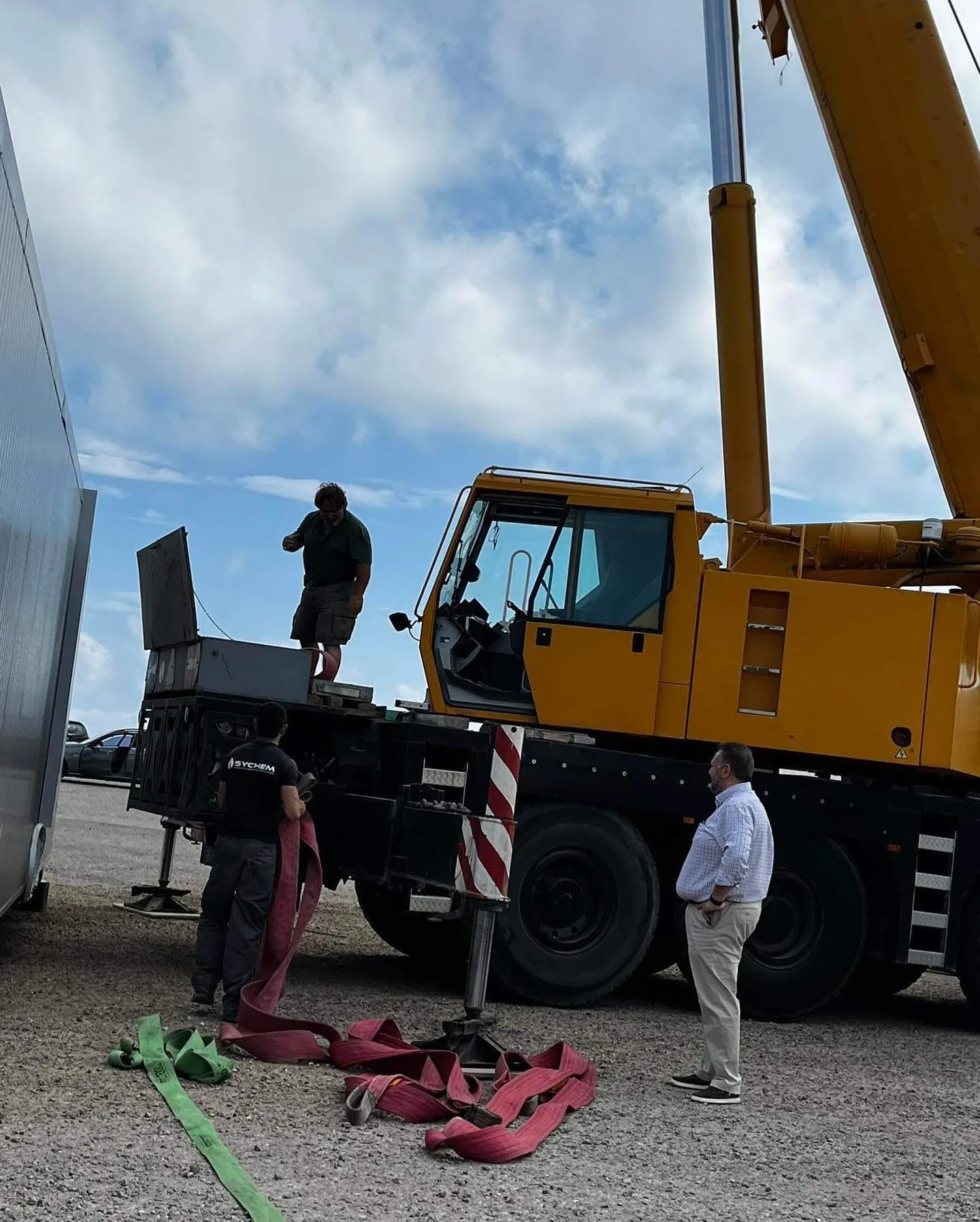 Παραλαβή νέας μονάδας αφαλάτωσης για τις ανάγκες της Δ.Κ. Οίας