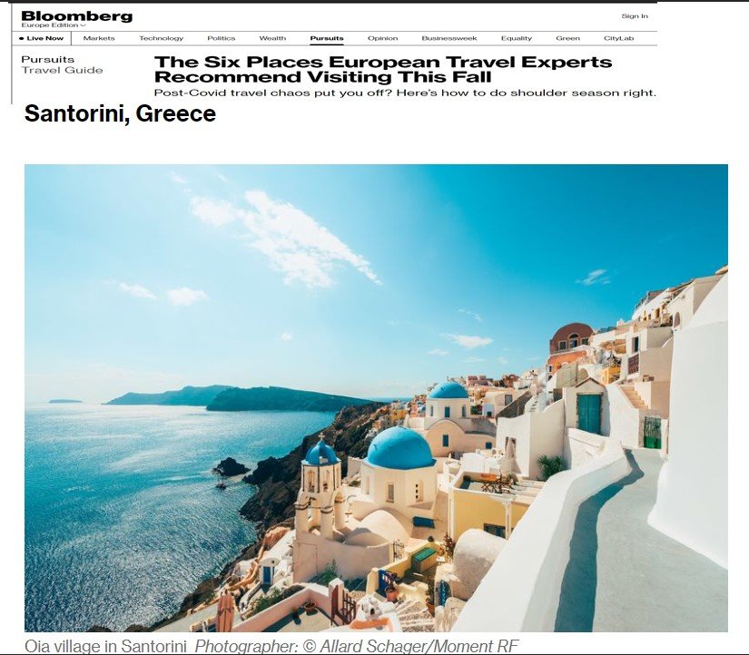 Η ΣΑΝΤΟΡΙΝΗ ΣΤΑ 6 ΚΟΡΥΦΑΙΑ ΜΕΡΗ ΓΙΑ ΦΘΙΝΟΠΩΡΙΝΕΣ ΔΙΑΚΟΠΕΣ