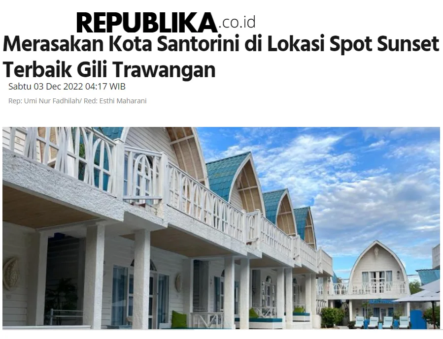 ΜΙΑ ΣΑΝΤΟΡΙΝΗ ΣΤΗΝ ΙΝΔΟΝΗΣΙΑ