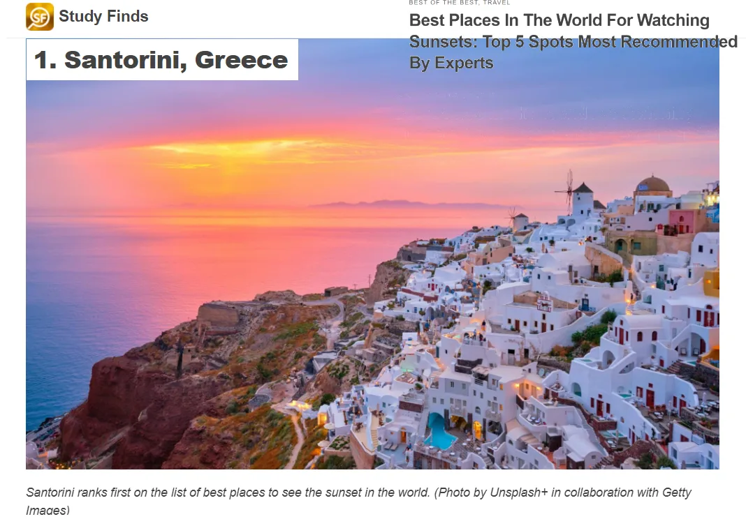 ΟΜΟΡΦΟΤΕΡΟ ΗΛΙΟΒΑΣΙΛΕΜΑ ΤΟΥ ΚΟΣΜΟΥ ΣΤΗΝ ΟΙΑ