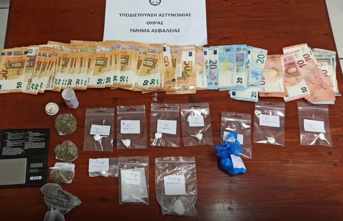 ΝΕΑ ΣΥΛΛΗΨΗ ΓΙΑ ΝΑΡΚΩΤΙΚΑ ΣΤΗ ΣΑΝΤΟΡΙΝΗ