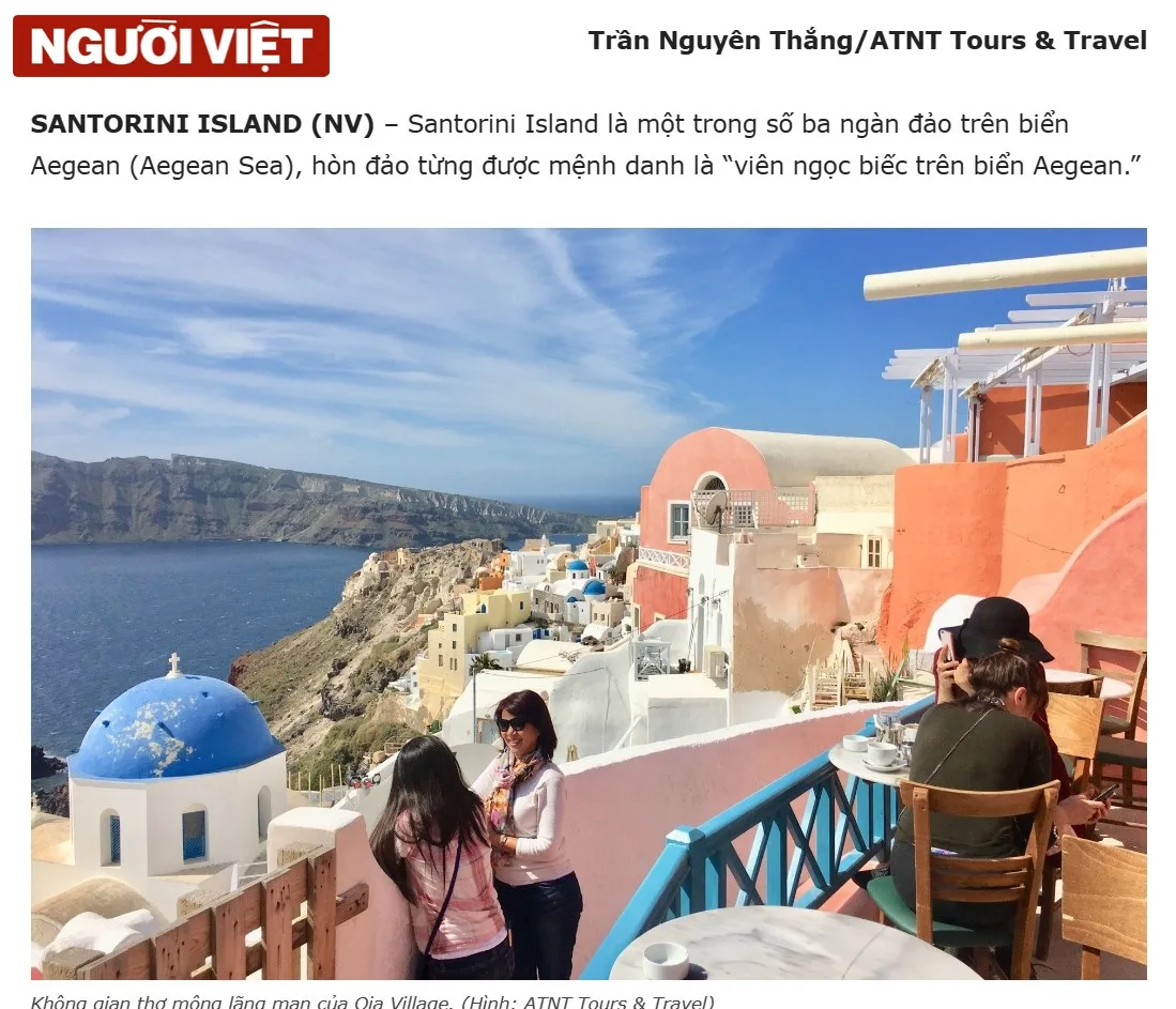 “Η Σαντορίνη είναι η βαθιά αρμονία μεταξύ της φύσης και των ανθρώπινων δημιουργικών ταλέντων”