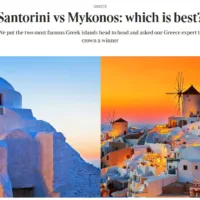 ΣΑΝΤΟΡΙΝΗ Ή ΜΥΚΟΝΟΣ;