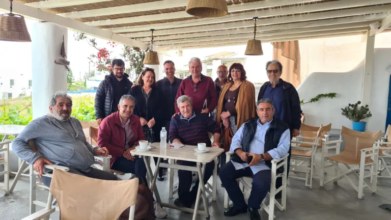 Επίσκεψη Γιώργου Μαραγκού σε Νάξο και Κουφονήσι