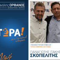 O T. ΣΚΟΠΕΛΙΤΗΣ ΜΕ ΤΗΝ ΠΑΡΑΤΑΞΗ “ΤΩΡΑ”